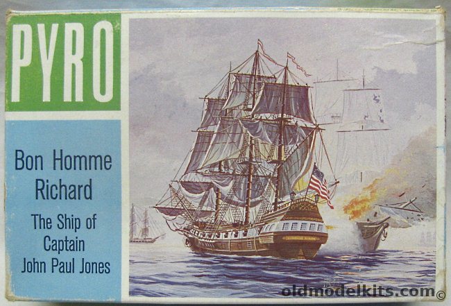 Pyro Bon Homme Richard - The Ship of Captain John Paul Jones, B367-75 plastic model kit